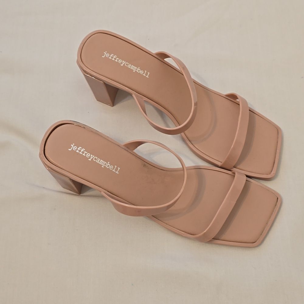 Jeffery Campbell Maise Mule- Color Latte, US size 10 EUR 40